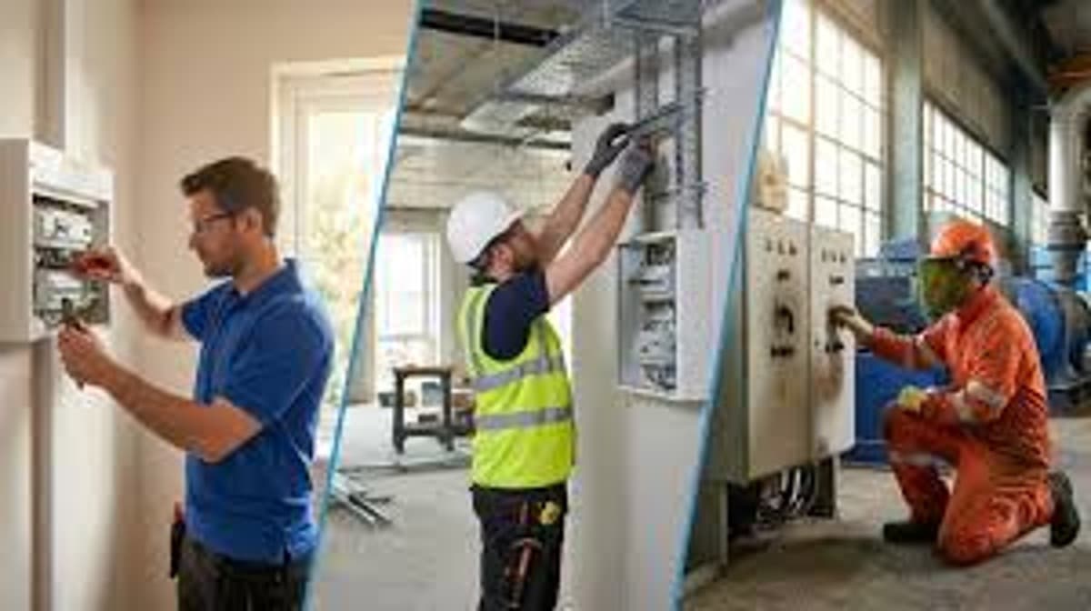 Electrician work image